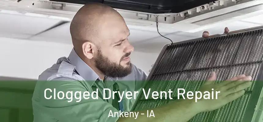  Clogged Dryer Vent Repair Ankeny - IA